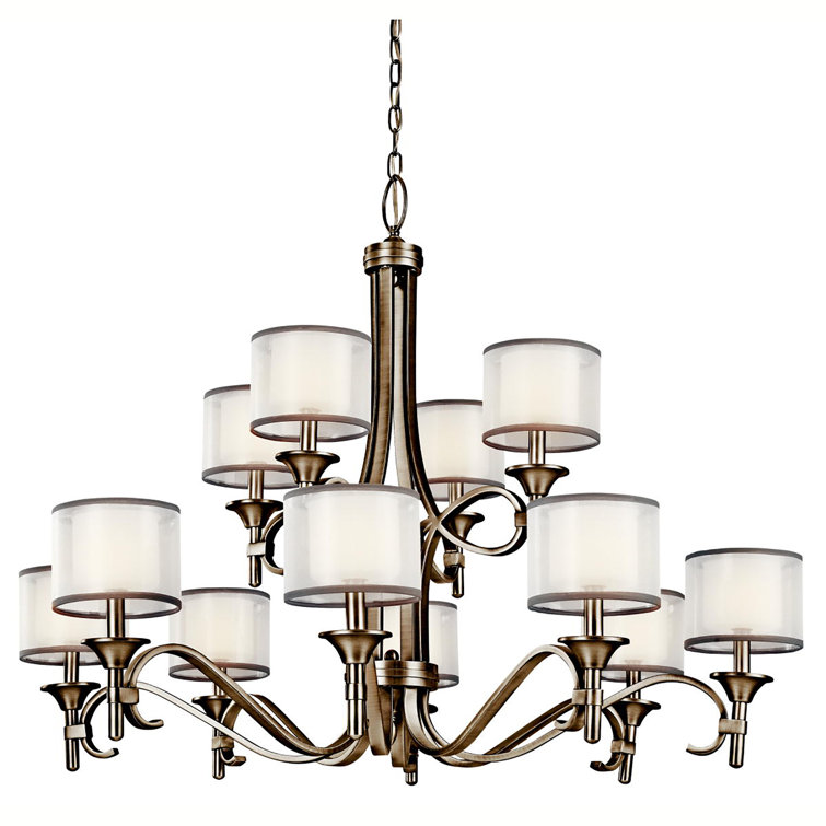 Darby Home Co Boswell 12 Light Shaded Classic / Traditional
